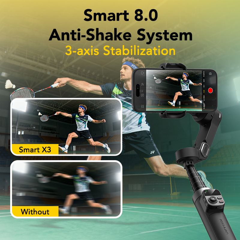 АОЧУАН Смарт X3 360 °   Поворо – обзор и цена Auto Tracking Tripod