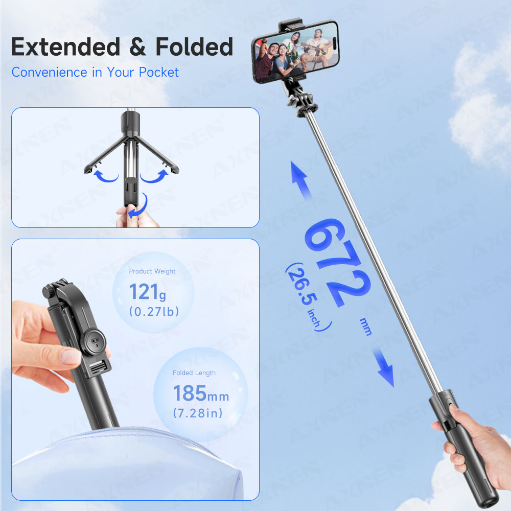 Штатив для селфи-палки со съем – обзор и цена Auto Tracking Tripod