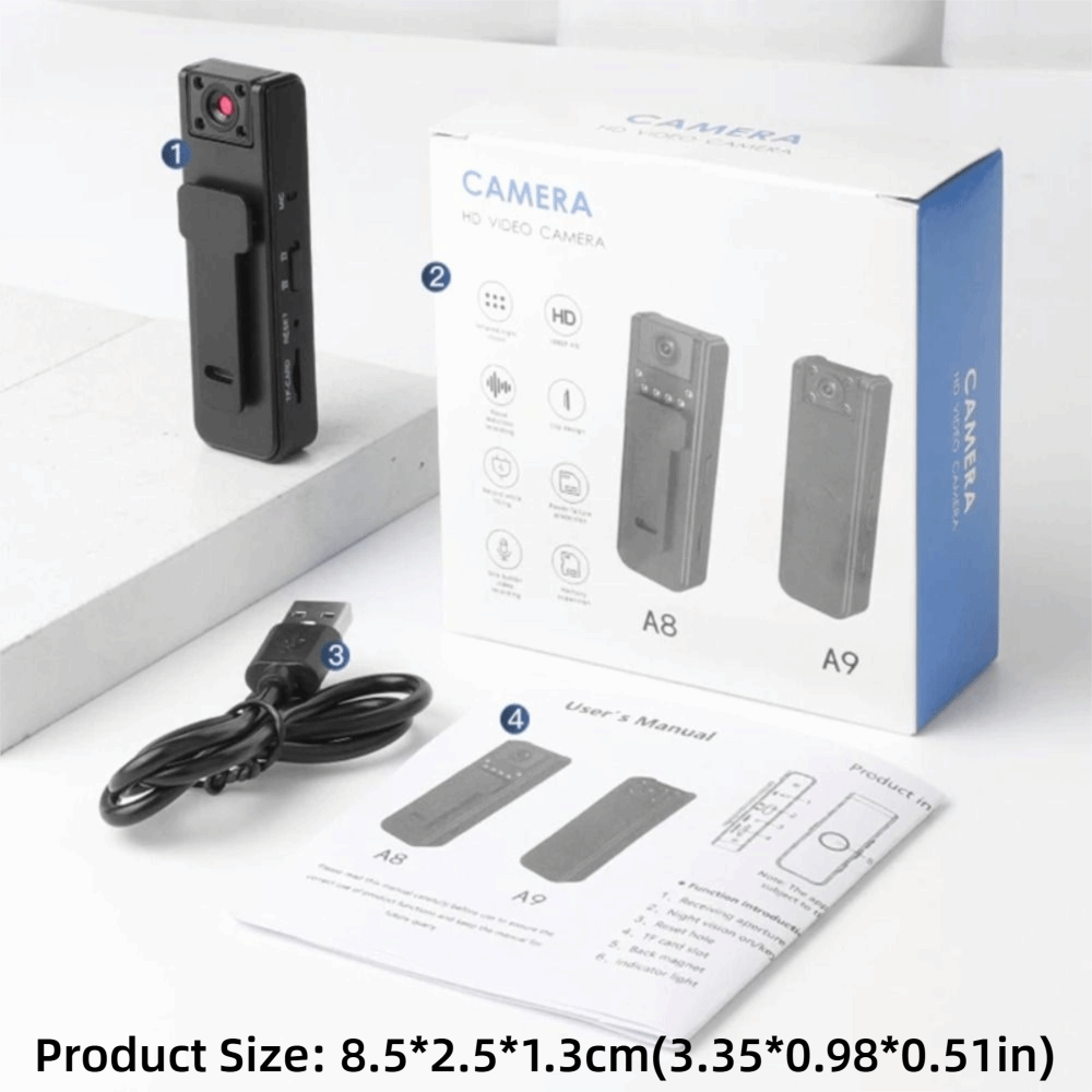 Мини-камера A9 1080P HD с креп – обзор и цена Compact Camera Mirrorless