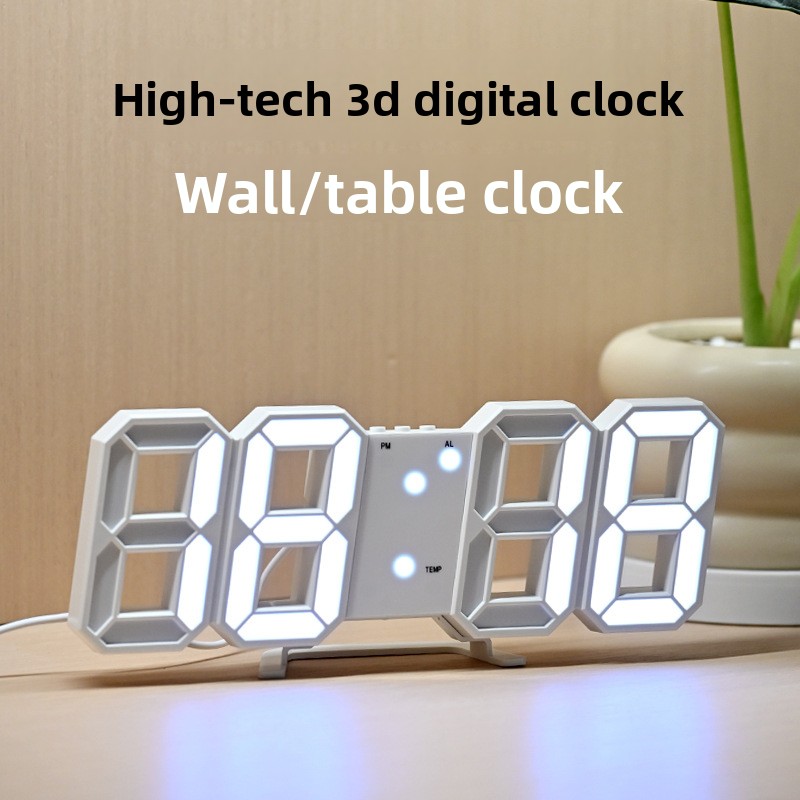 3D LED цифровые часы с подсвет – обзор и цена Modern Electronics Gadgets