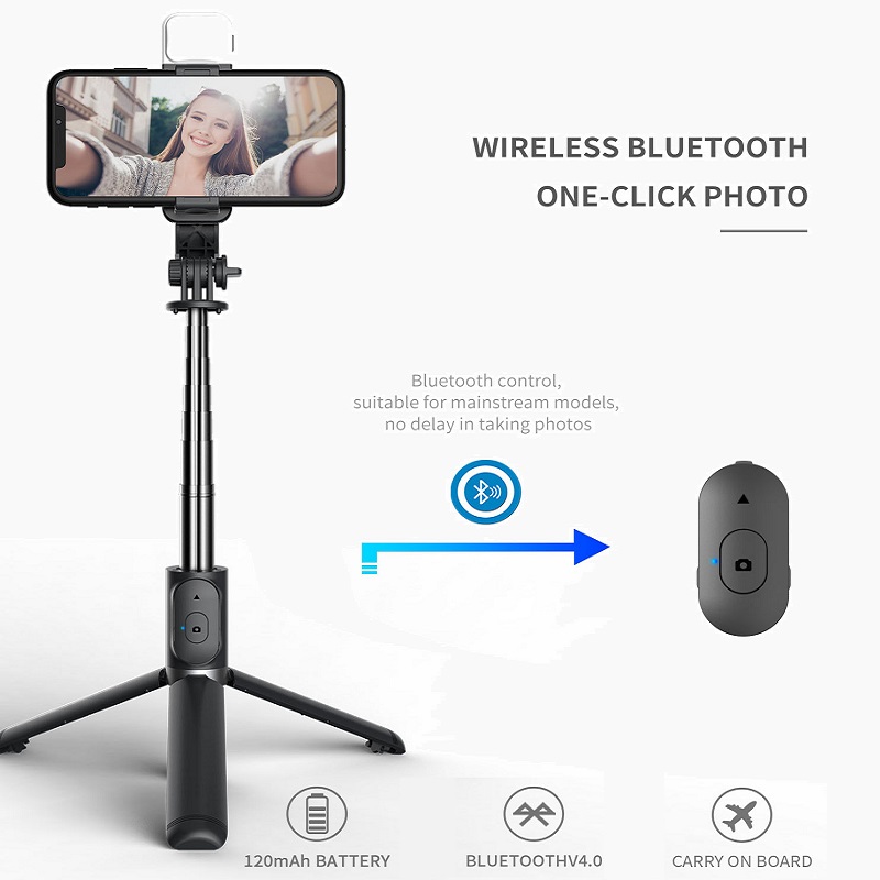 Q02S Bluetooth Беспроводная па – обзор и цена Auto Tracking Tripod