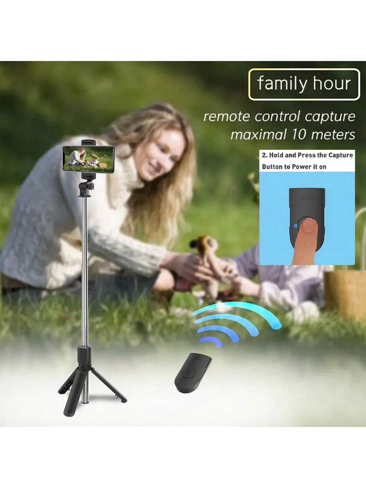 1 шт., палка для селфи, беспро – обзор и цена Auto Tracking Tripod