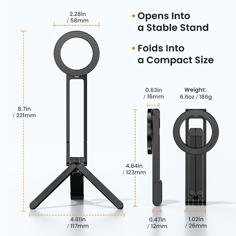 Карманный магнитный держатель  – обзор и цена Auto Tracking Tripod