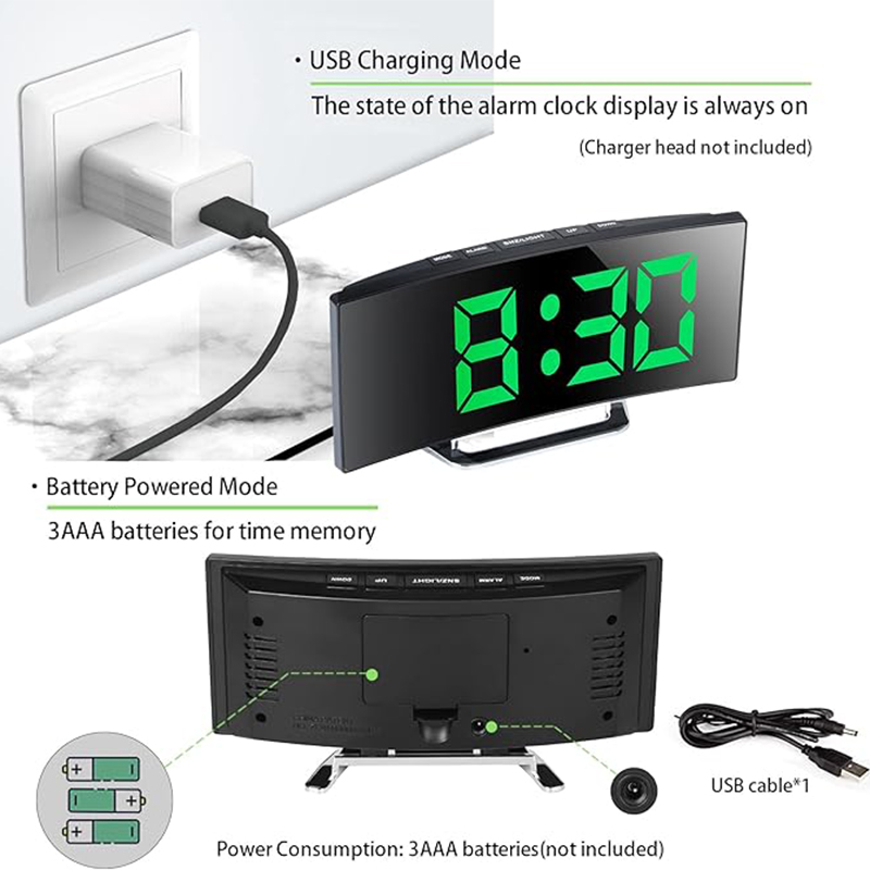 Светодиодный цифровой будильни – обзор и цена Modern Electronics Gadgets